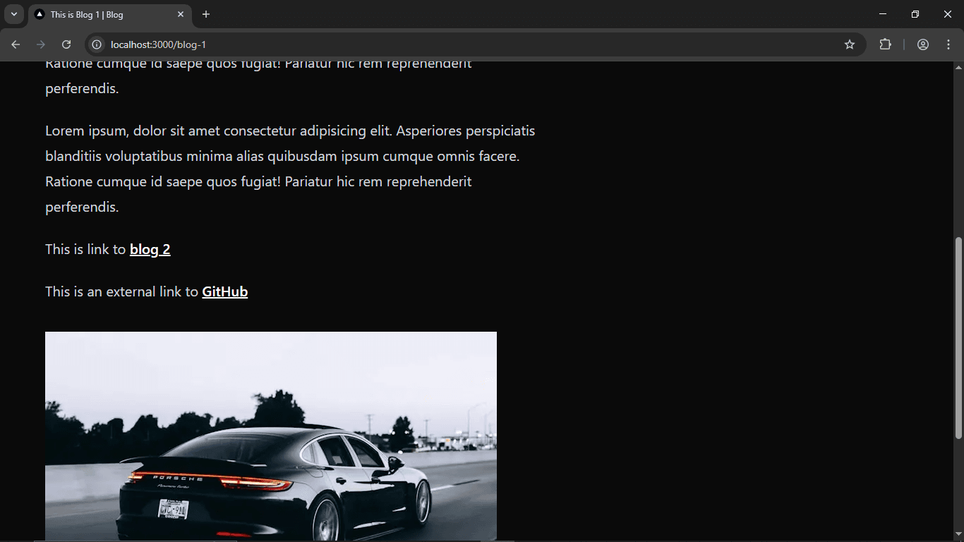 Blog Page Screenshot - 2